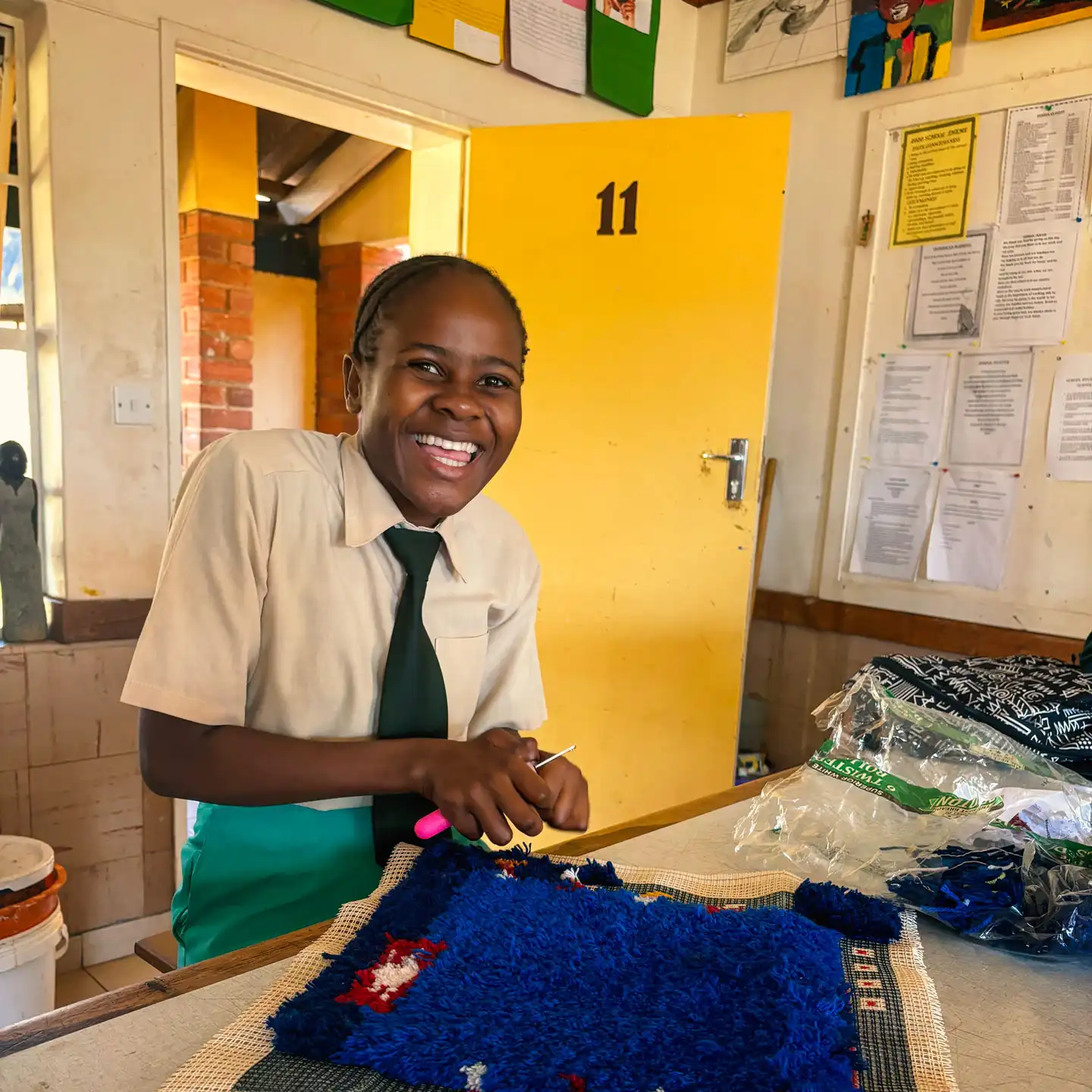 Image of the Home Economics class